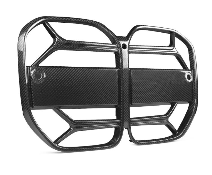 BMW 4 Series (G22) CSL Style Front Bumper Grille - Carbon