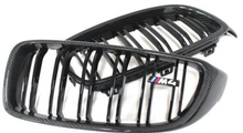 Load image into Gallery viewer, BMW 4 Series (F32) M Performance Dual Slat Front Bumper Grille - Carbon