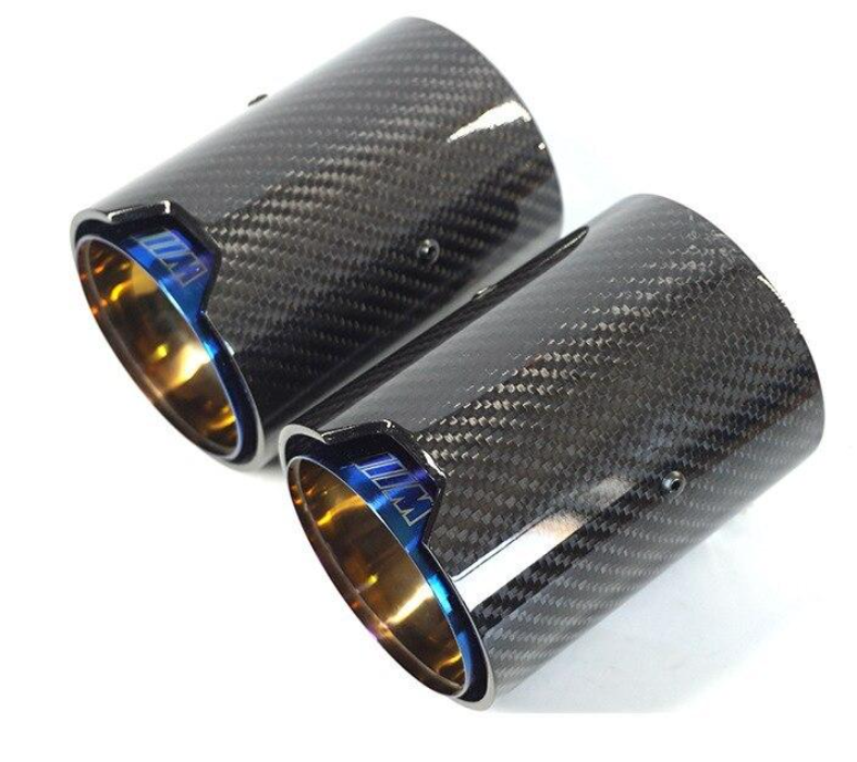 BMW 3 Series (F30) M Performance Rear Exhaust Tip Set (x2) - Carbon