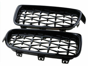 BMW 3 Series (F30) G20 Diamond Style Front Bumper Grille - Gloss Black