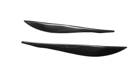 BMW 3 Series (F30) Front Headlight Trim Eyelid Set - Carbon
