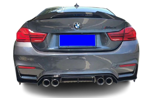 BMW M4 (F82) V Style Rear Boot Spoiler - Gloss Black