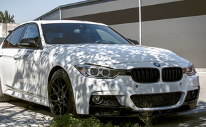 BMW 3 Series (F30) M Performance Front Bumper Spoiler Lip - Gloss Black