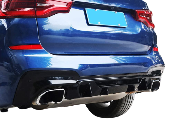 BMW X3 (G01) MP Style Rear Bumper Diffuser - Gloss Black