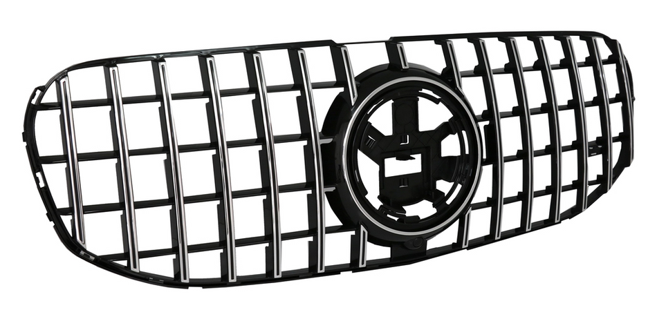 Mercedes GLS-Class (X167) Panamericana GT Style Front Bumper Grille - Chrome