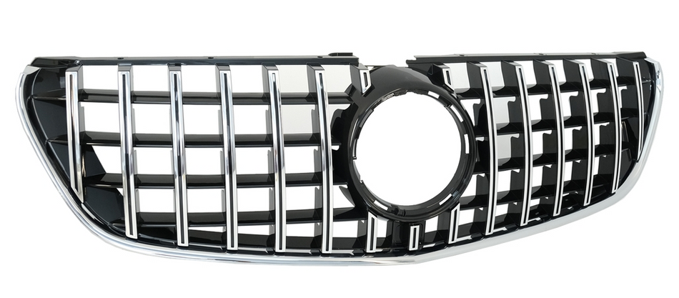 Mercedes V-Class (W447) Front Panamericana GT Style Grille - Chrome