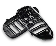 BMW 5 Series (G30) Pre-LCI Dual Slat Front Bumper Grille - Gloss Black