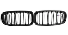 Load image into Gallery viewer, BMW 3 Series (F30) M Performance Dual Slat Front Bumper Grille - Gloss Black