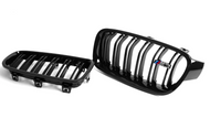 BMW 3 Series (F30) M Performance Dual Slat Front Bumper Grille - Gloss Black