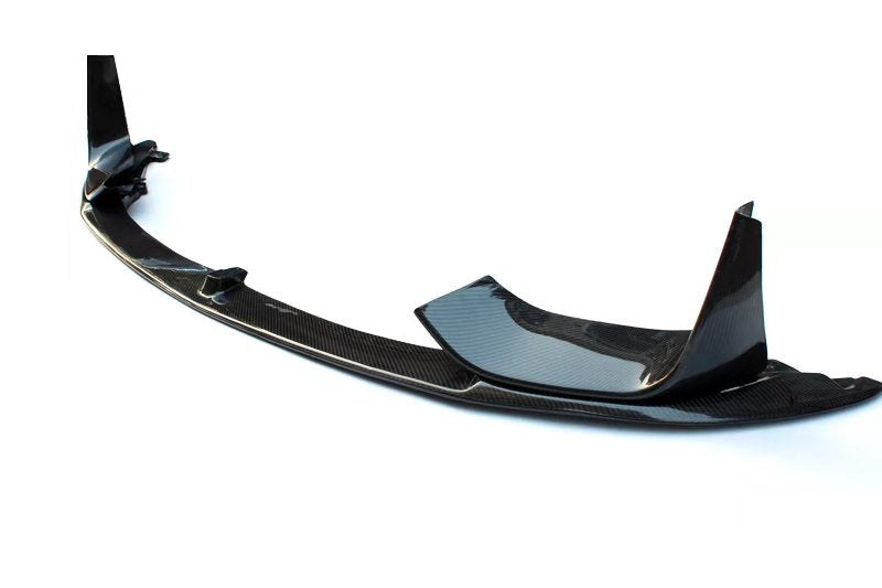 BMW M F8X Front Spoiler Lip and Splitter Set (3pcs) - Carbon Fiber