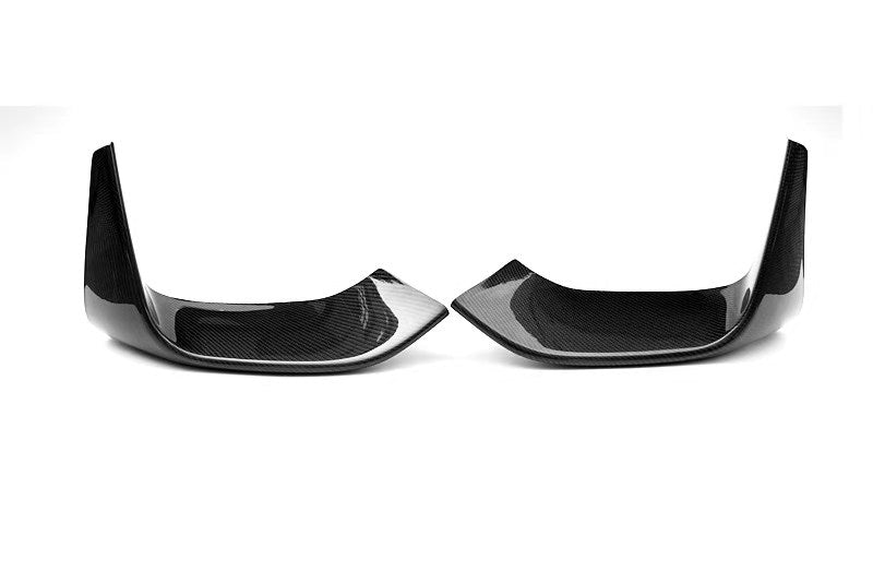 BMW M F8X Front Upper Side Aero Splitter Set Only (2pcs) - Carbon Fiber