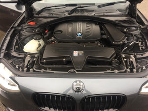 BMW Full Black Style Bonnet, Boot, Wheel Center Caps & Steering Wheel Emblem Kit - 7pcs