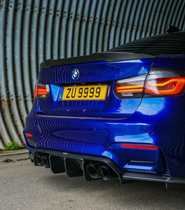 BMW 3 Series (F30) V Style Rear Boot Spoiler - Carbon