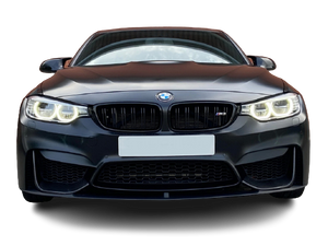 BMW M3/M4 (F8X) MP Style Front Spoiler Lip & Splitter Set (3pcs) - Gloss Black
