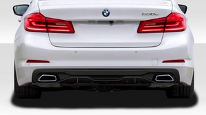BMW 5 Series (G30) Pre-LCI M Performance Rear Bumper Diffuser - Gloss Black
