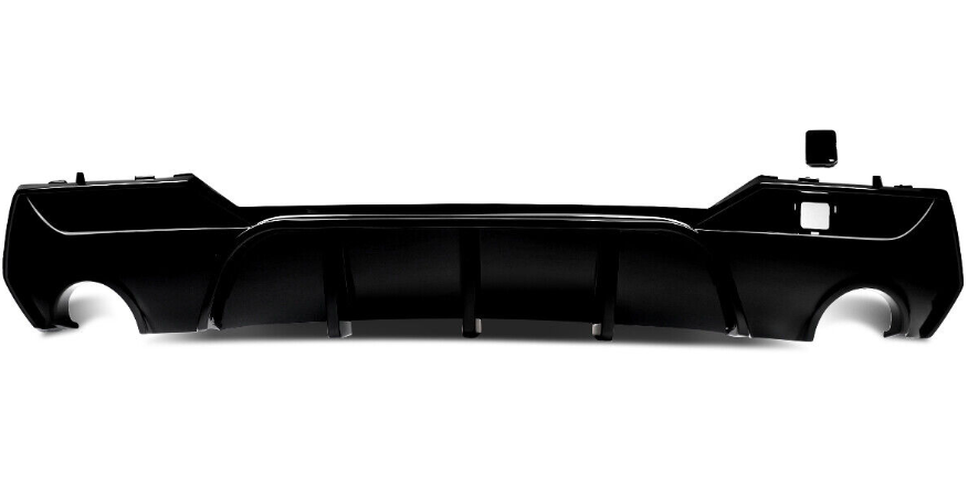 BMW 4 Series (G22) M Performance Rear Bumper Diffuser - Gloss Black