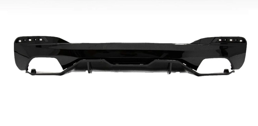 BMW 5 Series (G30) Pre-LCI M Performance Rear Bumper Diffuser - Gloss Black