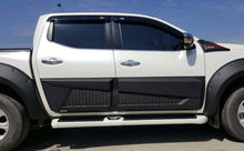 Load image into Gallery viewer, Nissan Navara Pickup (NP300) Modified Body Door Cladding Molding Set - Matt Black