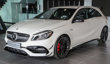 Load image into Gallery viewer, Mercedes A-Class (W176) A45 AMG Style Front Aero Canard Kit (8pcs) - Gloss Black