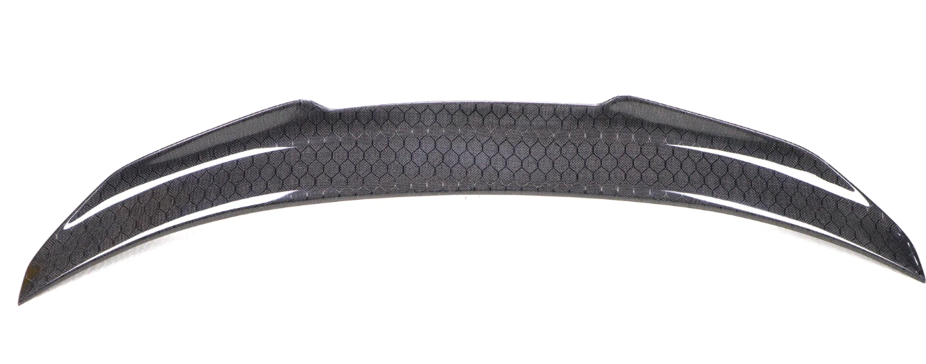 BMW 4 Series (F32) PSM Style High Kick Rear Boot Spoiler - Honeycomb C ...