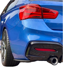 Load image into Gallery viewer, BMW 1 Series (F20 LCI) Maxton Style Rear Bumper Diffuser - Gloss Black