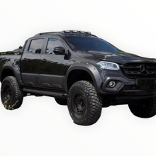Load image into Gallery viewer, Mercedes X-Class Pickup (W470) Studded Style Wheel Arch Fender Flares - Matt Black