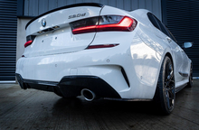 Load image into Gallery viewer, BMW 3 Series (G20) Pre-LCI M Performance Style Rear Bumper Splitters - Gloss Black