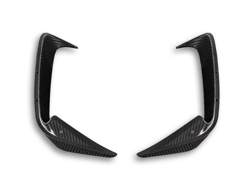 BMW 4 Series (G22) Sooqoo Style Rear Bumper Canard Set - Carbon