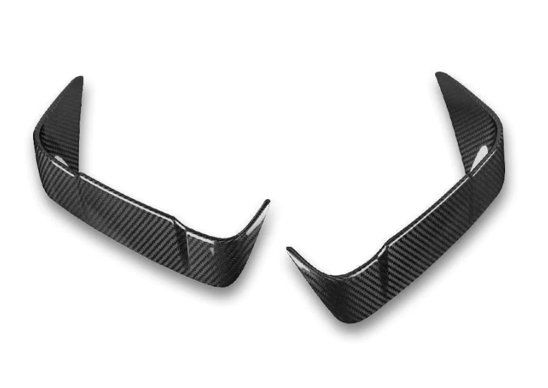 BMW 4 Series (G22) Sooqoo Style Rear Bumper Canard Set - Carbon