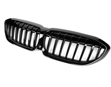 Load image into Gallery viewer, BMW 3 Series (G20) Pre-LCI Single Slat Front Bumper Grille - Gloss Black