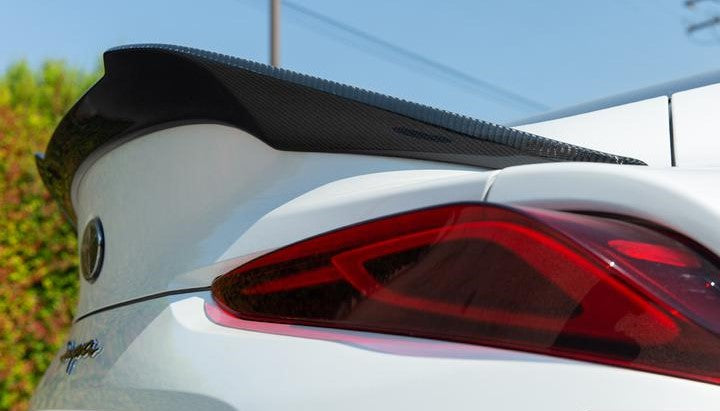 Toyota Supra V2 Style Rear Boot Spoiler - Carbon