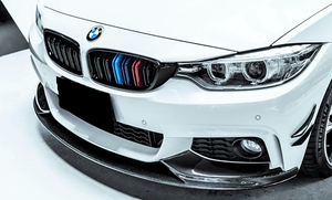 BMW Universal Front Aero Carnard Kit (4pcs) - Carbon