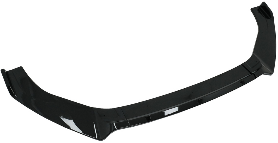 VW Golf 7/7.5 (MK VII) Maxton Style Front Spoiler Lip (3pcs) - Gloss Black