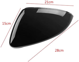 VW Golf (MK VII) Replacement Wing Mirror Cover Set - Gloss Black