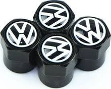 Load image into Gallery viewer, VW Tire Valve Dust Caps – Black