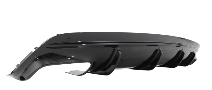 Mercedes CLA-Class (W117) Late AMG Style Rear Bumper Diffuser - Gloss Black