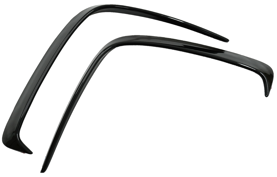 Mercedes A-Class (W176) A45 AMG Style Rear Bumper Aero Canard Flicks (2pcs) - Gloss Black