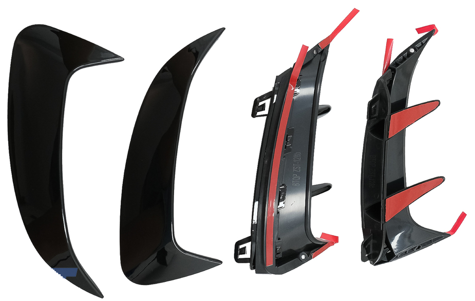 Mercedes A-Class (W177) A45s AMG Style Rear Bumper Aero Canard Flicks (2pcs)