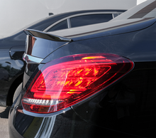 Load image into Gallery viewer, Mercedes C-Class Sedan (W205) BRABUS Style Rear Boot Spoiler - Gloss Black
