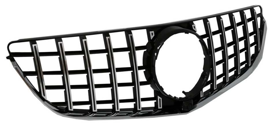 Mercedes E-Class (W207) Panamericana GT Style Front Bumper Grille - Chrome