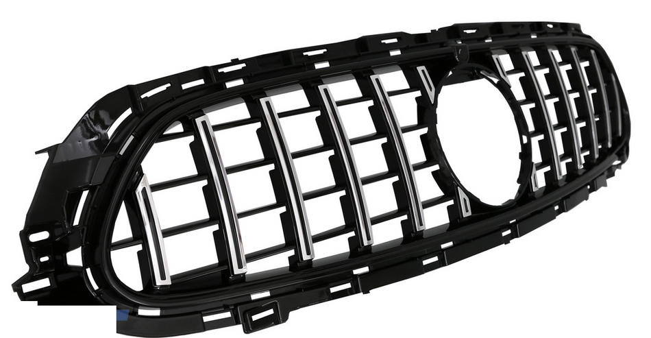 Mercedes E-Class (W214) Panamericana GT Style Front Bumper Grille - Chrome