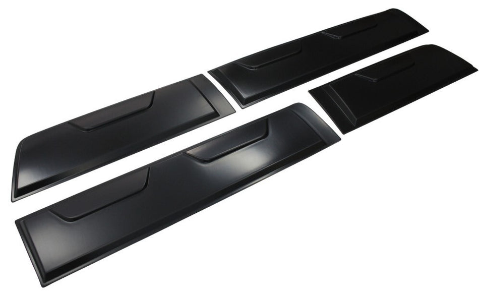 Mercedes X-Class Pickup (W470) Standard Body Door Cladding Molding Set - Matt Black