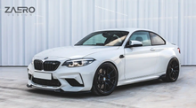 Load image into Gallery viewer, BMW M2 (F87) Competition Zaero Design EVO-S Front Spoiler Lip - Gloss Black