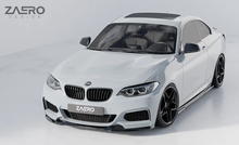 Load image into Gallery viewer, BMW 2 Series (F22) Zaero Design EVO-1 Front Spoiler Lip - Gloss Black