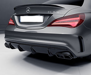 Mercedes-Benz Facelift CLA AMG Style Rear Aero Fin Canard Flicks (2pcs) - Gloss Black